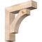 Ekena Millwork Westlake Block Smooth Bracket w/ Offset Brace, Douglas Fir, 7 1/2"W x 30"D x 30"H BKT0806X30X30WTL05SDF - alternate 1